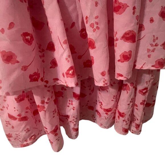 TCEC PINK FLORAL DRESS SIZE MEDIUM RARE - Picture 13 of 16